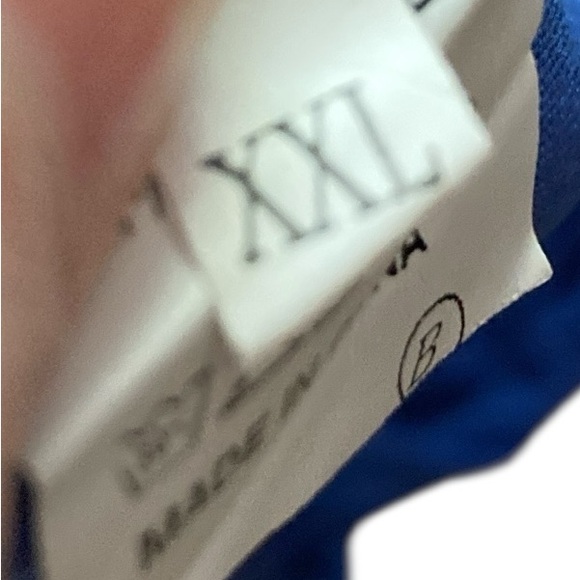 Women’s plus size XXL blue goddess gown wedding guest dress resortwear cruise - Picture 10 of 10